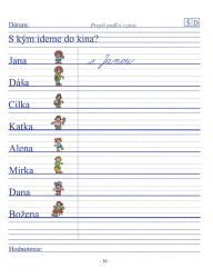 PÍSANKA 3A - SLOVENSKÁ VERZE